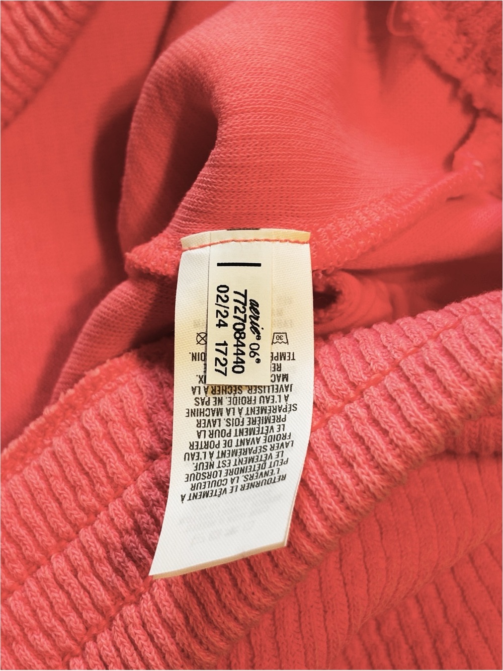 Aerie Wonder Ribbed Knit Mini Skirt Neon Pink NWT size Large - Picture 6 of 8